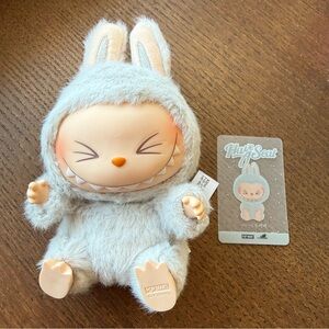 Popmart The Monsters Labubu Have A Seat Series HEHE Plush Pendant